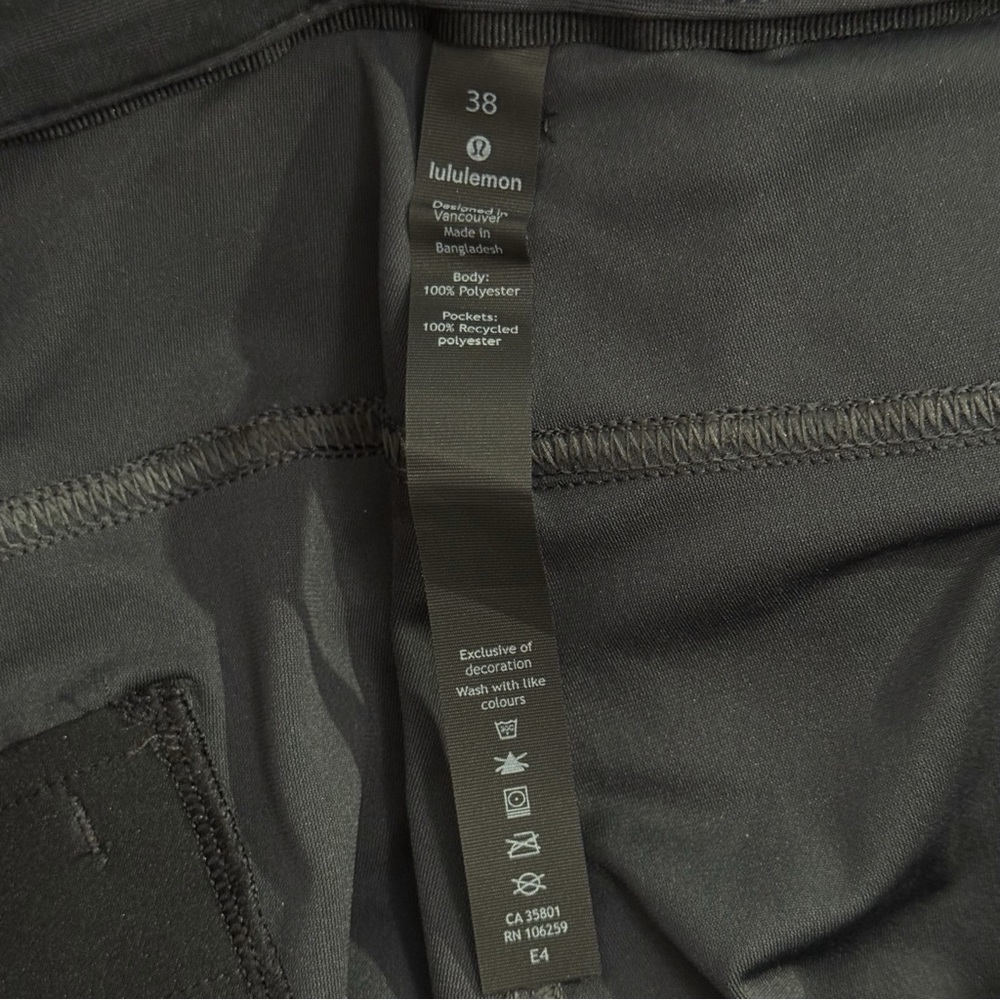 Lululemon ABC Classic-Fit 5 Pocket Pant 38 x 40 Warpstreme in True Navy - Picture 7 of 8